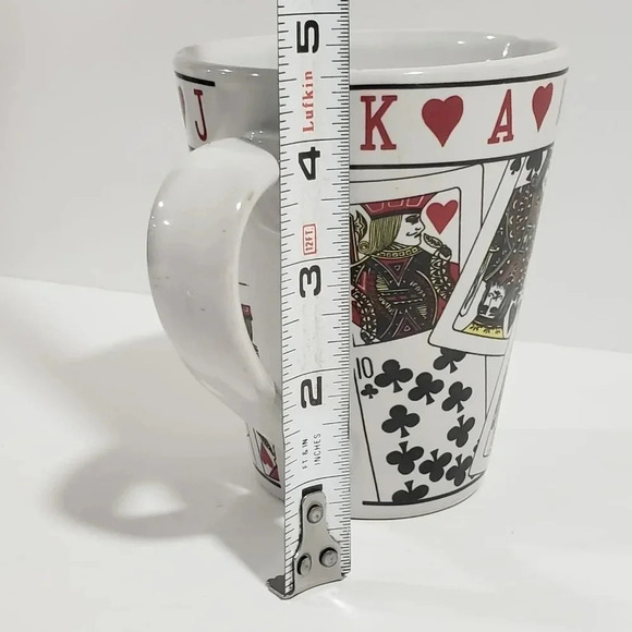 Deco Art by CTG Royal Flush  Deck of Cards Coffee Mug,Multi-colored. - Picture 6 of 6